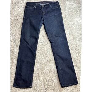 Kate Spade Broome Street Dark Wash Straight Leg Jeans Womens Size 30 Indigo Pink